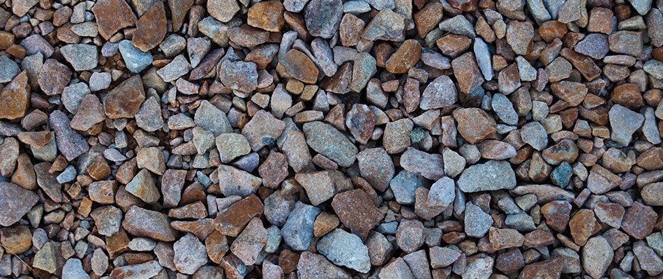 Smaller rock ground coverings in Bristol, IN.
